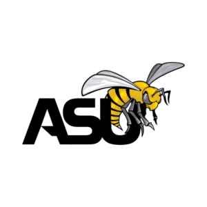 a close up of a logo